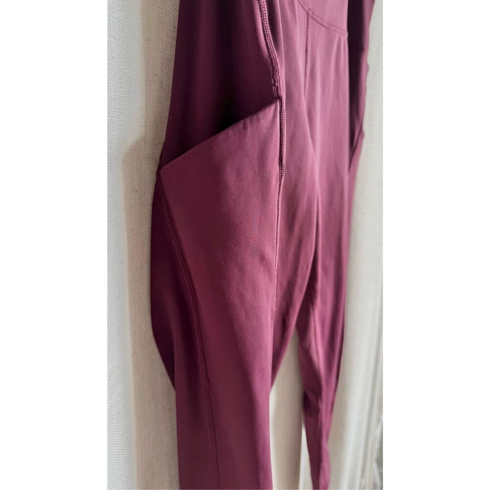 Athleta Ultimate Stash 7/8 Tight plus 1X 16W 18W Dark Purple Pockets Compression - Picture 7 of 14